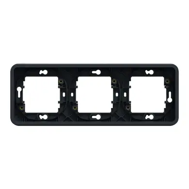 Рамка Schneider Electric 3-х кратная IP55 "MUREVA S" черная (C3) 