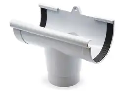 Воронка желоба RainWay система 130/100 RAL 7040 Серый