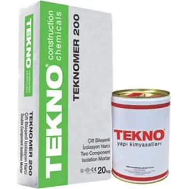 Двокомпонентна полімер-цементна гідроізоляція TEKNO Teknomer 200 Комплект 20 кг + 5 л