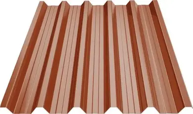 Профнастил GOOD ROOF ПН-44 Матполіестер Україна Zn100, 0,43-0,46 мм RAL 8004 Теракот