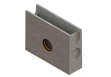 Пескоуловитель бетонный Base DN100 Vodaland Base C250 с раструбом 110
