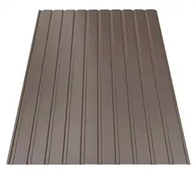 Профнастил Tile С-8 матполиэстер Arcelor Nippon 0.39 mm RAL 8019 Коричневый