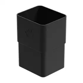 Муфта труби Galeco PVC² система 135/70х80 RAL 9005 Чорний