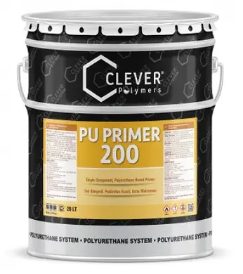 Полиуретановая грунтовка однокомпонентная Clever Polymers PU PRIMER 200 4 кг, Прозрачная