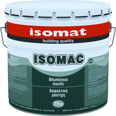 Битумный герметик Isomat ISOMAC 20 кг, черный