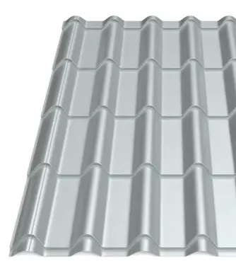 Металочерепиця Зартмет Jaspis 15 поліестер UKR Metal Україна 0,45мм RAL 9006 Металік