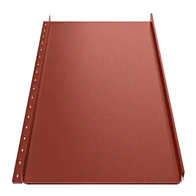 Кликфальц RUUKKI Classic (C,D,М) Poliester Rough mat 0,50 мм RR29 Красный