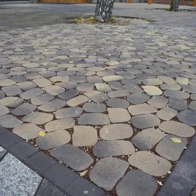 Тротуарна плитка Золотий Мандарин Маргарита 60 Колор мікс б/ф комплект каменів