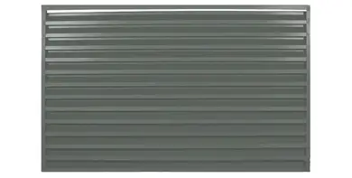 Металлическая ламель большая 3D GOOD ROOF матполиестер Украина Zn 100 0,43-0,45 мм RAL 7024 Графит