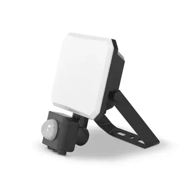 LED прожектор Videx F3 20W с датчиком движения 5000K 220V Black (VLE-F3-0205B-S)