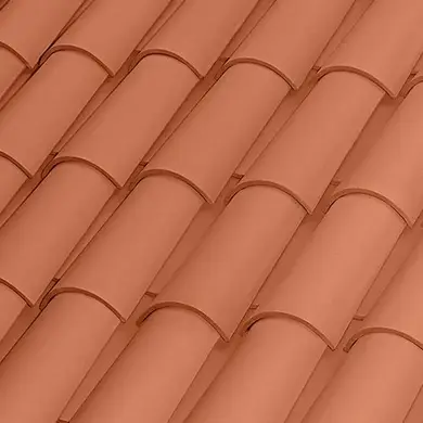 Керамическая черепица Tejas Borja Монах-монашка 51/21 Celler Red