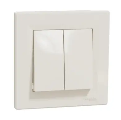 Вимикач Schneider Electric 2-кл. внутр. "ASFORA" сл.к. (C1) 