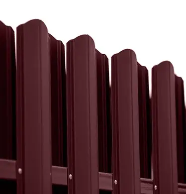 Ламель штахета Дах-сервіс Матполіестер двохстор. Metipol/Polysteel 0,50мм RAL 3005 Червоний
