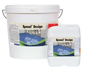 Епоксидна система для підлог NEOTEX Epoxol Design Base Coat Комплект (Α+Β) 13,5 кг сірий
