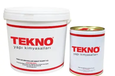 Полиуретановая двухкомпонентная гидроизоляция TEKNO Teknomer 600 2K Комплект (А+В) 20 кг, Белая