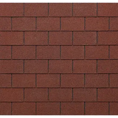 Бітумна черепиця Tegola Eco Roof Rectangular Mixed Red