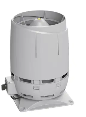 Вентилятор VILPE FLOW Еco 125S 300x300, світло-сірий