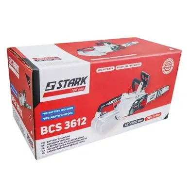 Пила аккумуляторная цепная STARK BCS-3612 бесщеточный двигатель, 36В, 12", без аккумулятора