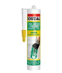Герметик акриловый Soudal 280мл белый