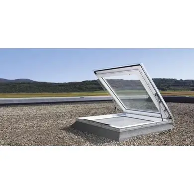 Аварійний вихід VELUX СXP 0473/ ISD 0100/0000 купол матовий або прозорий 120х120