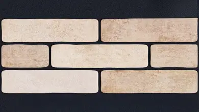 Фасадная термопанель с клинкерной плиткой КерамТерм Golden Tile Севен Тонз бежевый, 6 мм 100 XPS Penoboard