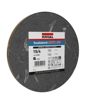 Лента ПСУС Soudal SOUDABAND Acryl 300 10мм 3/12 10м