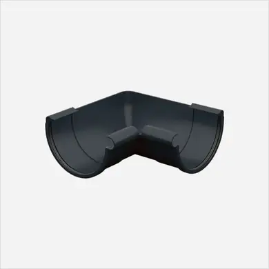 Угол внутренний Galeco PVC система 130/80 90° RAL 7021 Графитовый