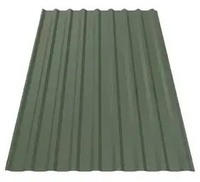 Профнастил Будсервіс Т-18 стін. матполіестер двохстор. ARVEDI 0.45 mm RAL 6020 Зелений