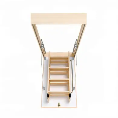 Чердачная лестница Bukwood COMPACT Standard деревянные 3-секционные Н280см 110х80 см