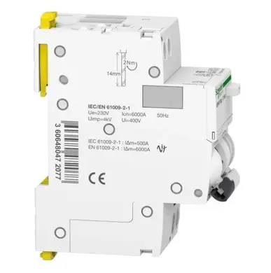 Диференційний вимикач Schneider Electric DPN N ViGi 1p+N 16A С 30mA (C3) 