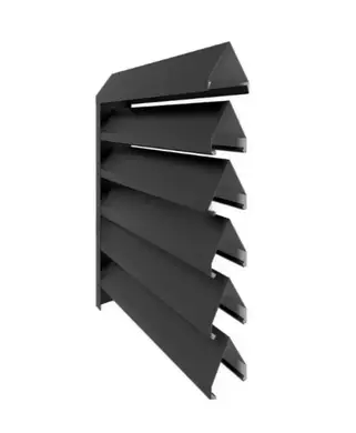 Ламель Tile Ранчо-Челси 74х3000мм матполиэстер двухстор. U.S.Steel 0,45мм RAL 9005 Черный