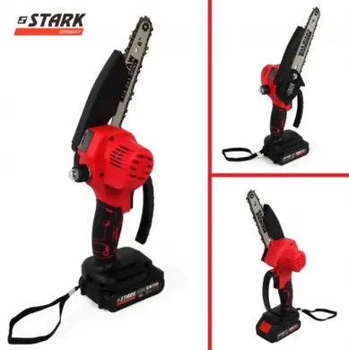Мини-пила аккумуляторная цепная STARK BCS-21015 1х21Вх2А, 150мм, M-Type