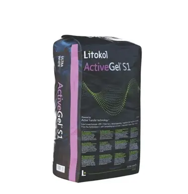 Адаптивний полімерний гелеподібний клей Litokol ActiveGel® S1 мішок 20 кг, сірий