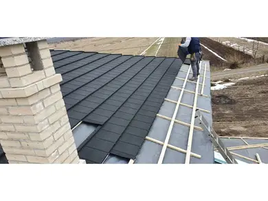 Композитная черепица NOVATIK Slate Dark Moon
