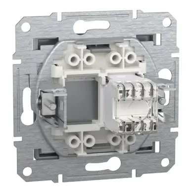 Розетка Schneider Electric комп. RJ-45 кат.6 UTP внутр. "ASFORA без рамки сталь (C3) 