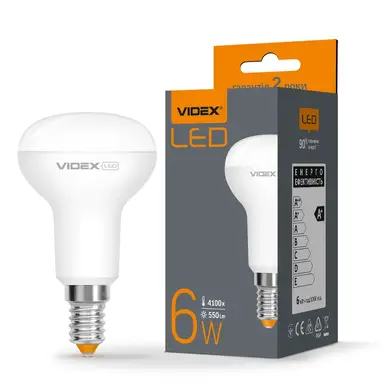 LED лампа Videx R50e 6W E14 4100K (VL-R50e-06144)