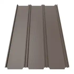 Кликфальц Tile "Фальц настил" матполиэстер Arcelor Nippon 0.39 mm RAL 8019 Коричневый