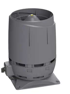 Вентилятор VILPE FLOW Еco 125S 300x300, сірий
