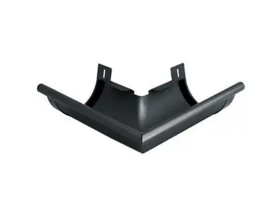 Кут зовнішній 90° Flamingo система 125/90 RAL 7011 Графітово-сірий