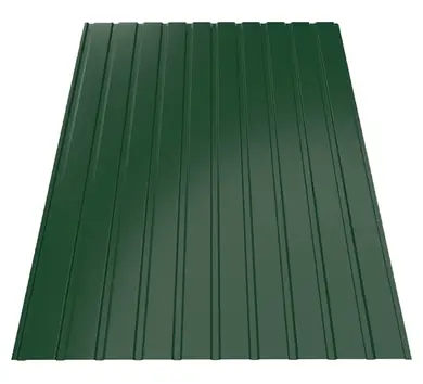 Профнастил Tile С-8 полиэстер Arcelor Nippon 0.39 mm RAL 6005 Зеленый