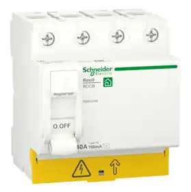 Дифференциальный реле Schneider Electric 4-п. RESI9 40A  АС 100mA (C2)
