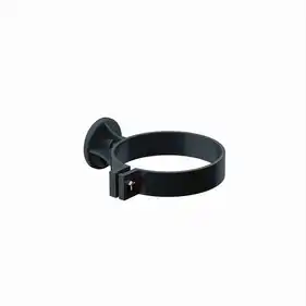 Кронштейн трубы Galeco PVC система 110/80 RAL 7021 Графитовый
