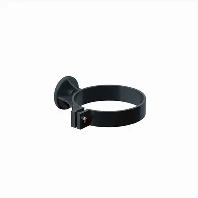 Кронштейн трубы Galeco PVC система 110/80 RAL 7021 Графитовый
