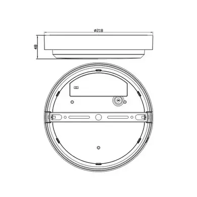 Светильник светодиодный Maxus аварийный аккумуляторный MBH 20W 3CCT IP65 Emergency WH Circle (1-MBH-20W-EM-WHC)