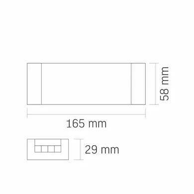 Блок питания для LED ленты Videx DC12V 8.25A 100W (VL-LST-P100-12V)