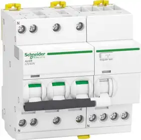 Диференційний вимикач Schneider Electric iCV40 3p+N 16A С 30mA (C3) 