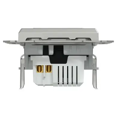 Розетка Schneider Electric 2-я USB внутр. А+С, 21Вт "ASFORA"  алюминий 