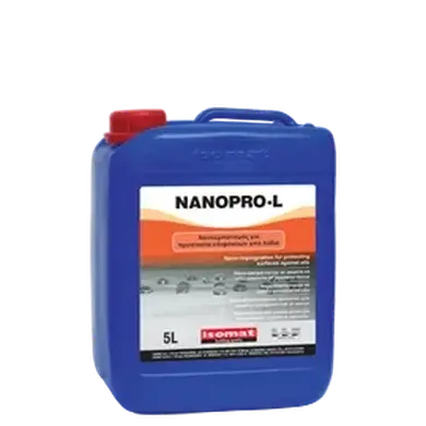 Гидрофобизирующая пропитка для защиты поверхностей от масел Isomat NANOPRO-L 5 л, прозрачно-белый