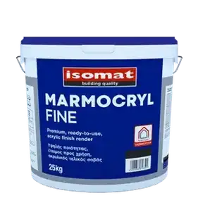 Акрилова водовідштовхувальна штукатурка Isomat MARMOCRYL Fine 25 кг, White