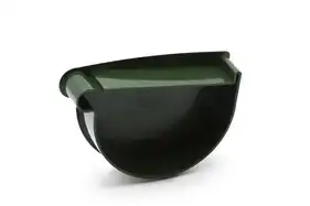 Заглушка лійки ліва RainWay система 90/75 RAL 6009 Зелений